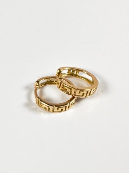 Argollas Mini Caladas