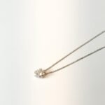 Cadena Ajustable: Punto de Luz Oro Blanco 1.6g