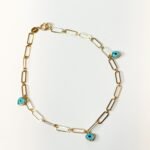 Pulsera: Eslabones y Ojos Turcos