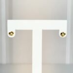 Zarcillos: Corazón con Punto de luz Blanco 0.8