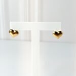 Zarcillos: Corazones Maxi Gold