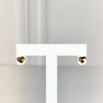 Zarcillos: Corazones Diamantados 0.6g