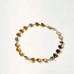 Pulsera: Corazón y Ojos Turcos 4.2g